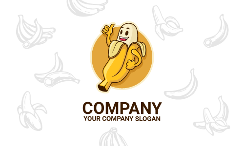 desain logo pisang