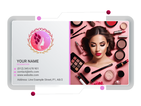 beauty business card maker