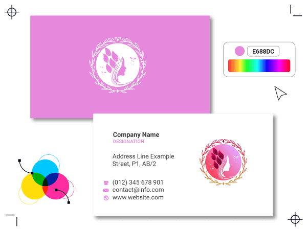 beauty visiting card