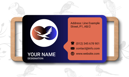 bird business card design