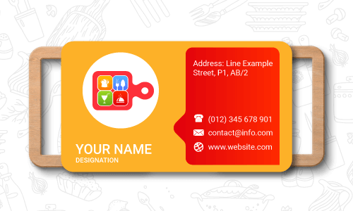 Catering Business Card Design