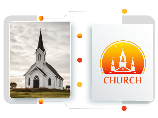 criador do logotipo da igreja