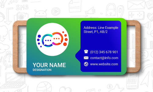 Communication Business Card Design