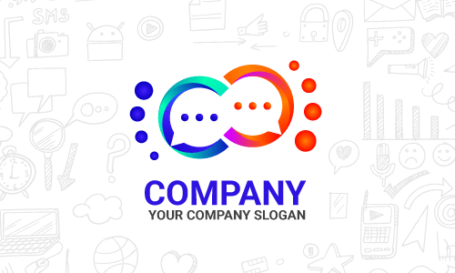 desain logo komunikasi