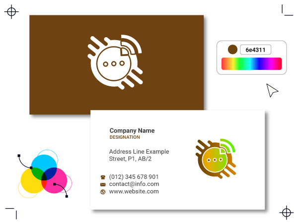 Communication Visiting Card Design