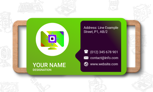 Computer Business Card Design