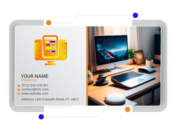 Creatore biglietti da visita per computer