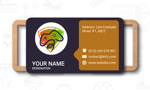 bilgisayar oyunları kartvizit tasarımı