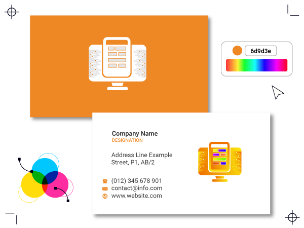 Computer Visiting Card Design