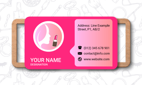 cosmetics business card