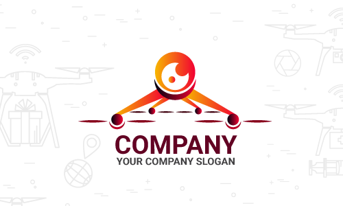 drone logo design