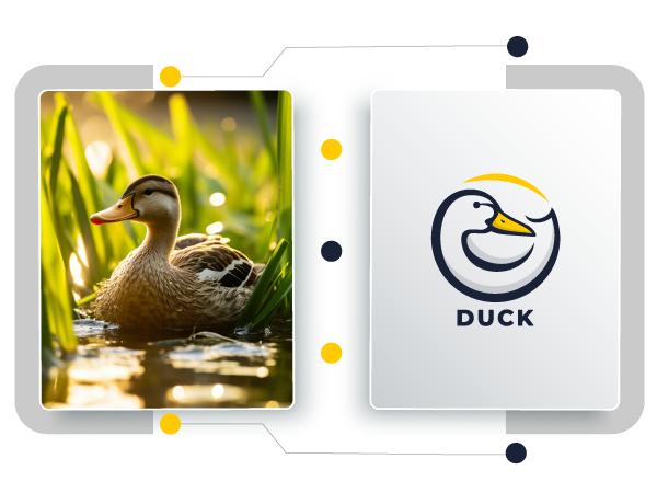 Creatore del logo Duck