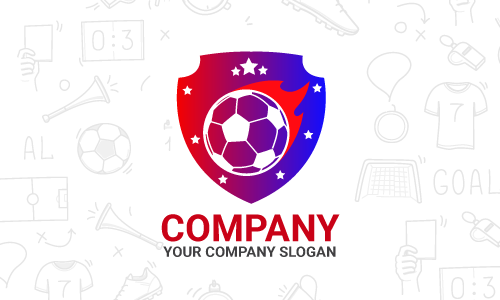 design de logotipo de futebol