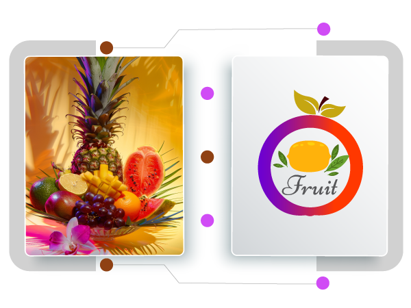 fruit logo creator
