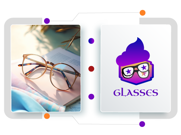glasses logo creator