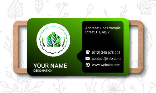 Greenery Business Card Design