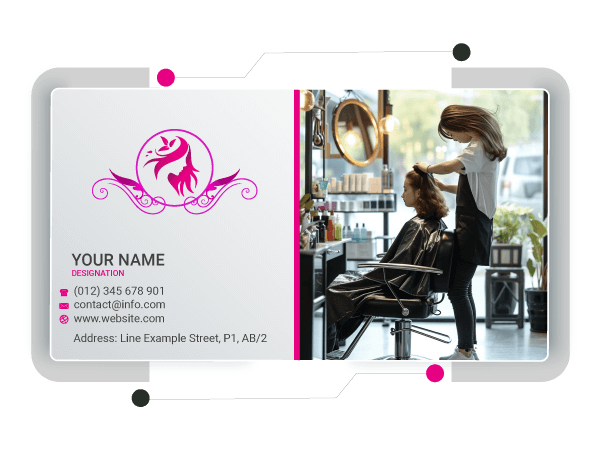 cartes de visite de coiffeur