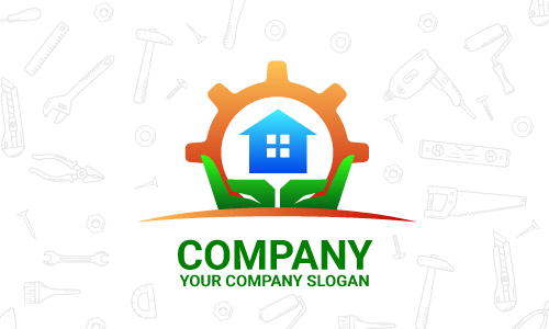 design de logotipo de reforma residencial