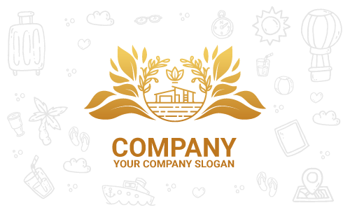 diseño de logotipo de hotel