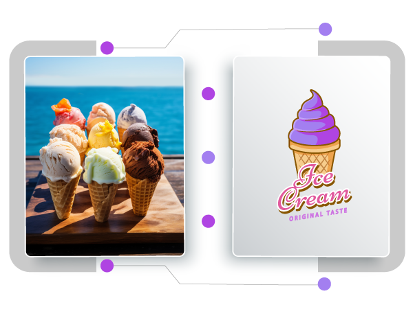 ice cream logo creator