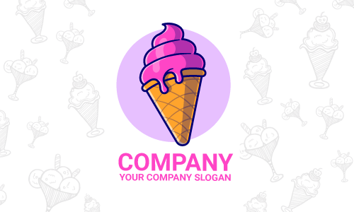 ice cream logo design