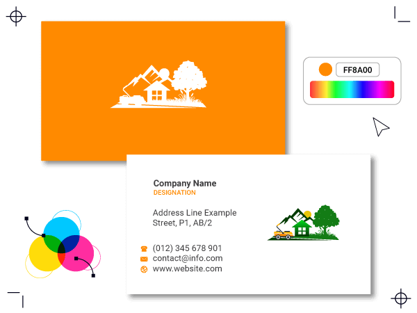 landscaping visiting card
