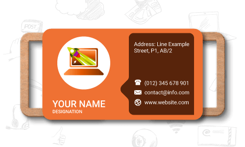 Laptop Business Card