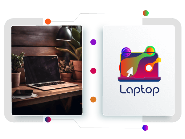 Criador de logotipo para laptop