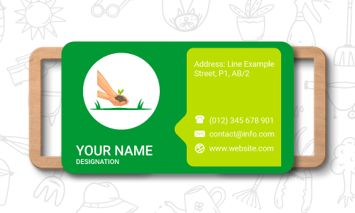 lawn business card