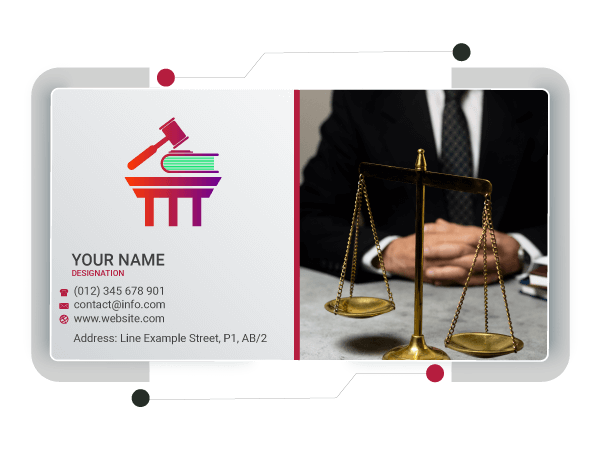 lawyer visiting card