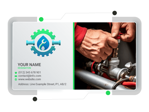 plumbing visiting card