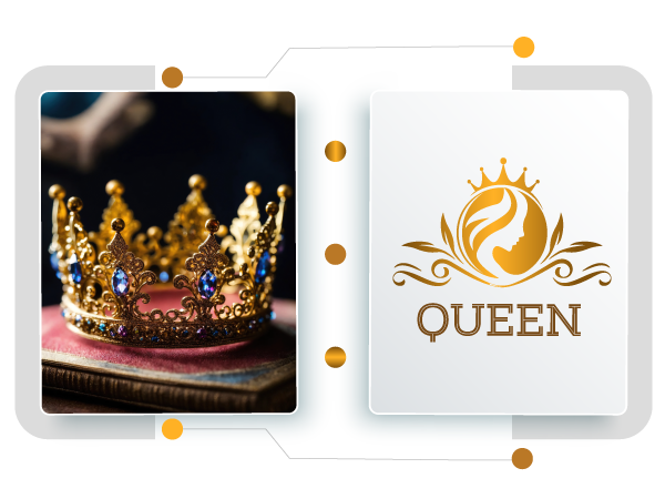 queen logo creator