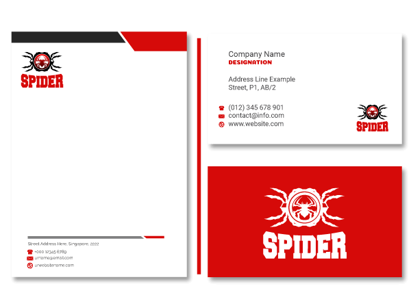 creador de logotipos de araña