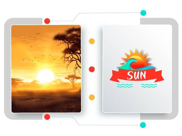 sun logo creator