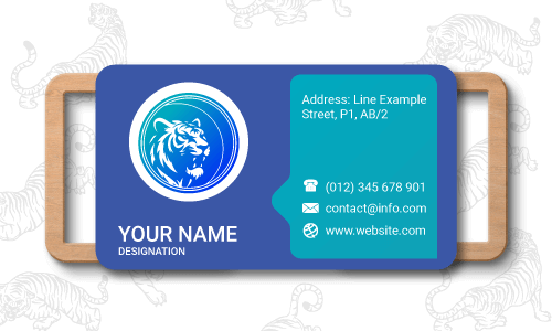 tiger business card