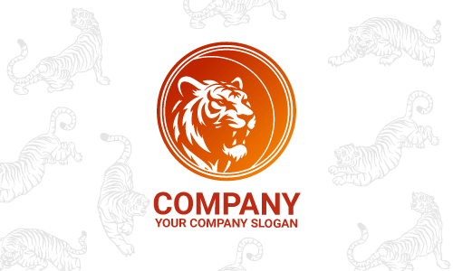 diseño de logotipo de tigre