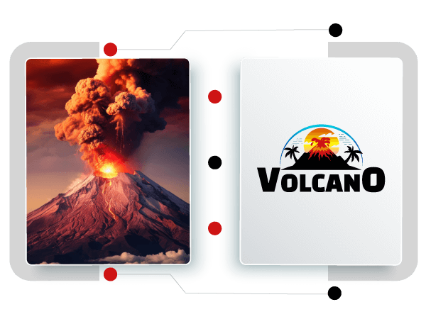 creatore del logo del vulcano