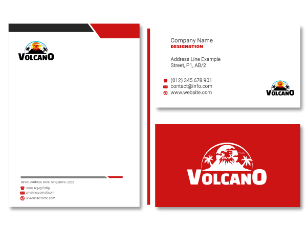 volcano logo maker