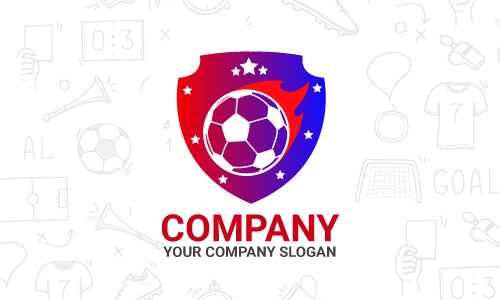 desain logo sepak bola