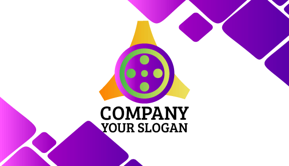 Motion Picture Entertainment Business Card