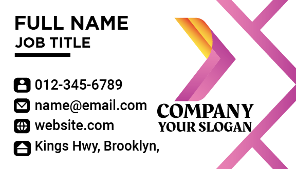 Abstract Company Business Card