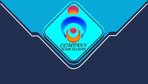 Cartão De Visita Design Abstrato De Puericultura