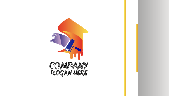 Abstract Design Painter Business Card