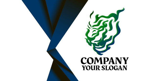 Abstract Tiger Business Card