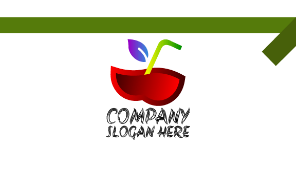 Biglietto Da Visita Mela Luminosa Estetica