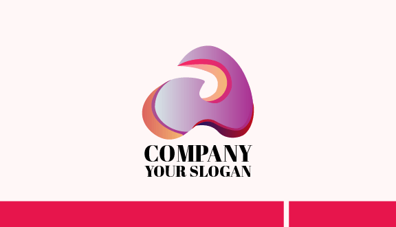 Cartão De Visita Abstrato De Seta