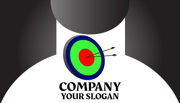 Arrow Archery Circle Business Card