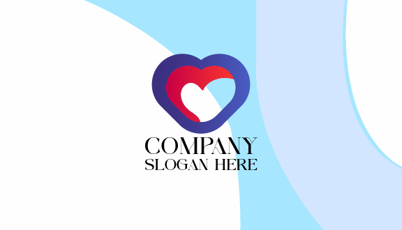 Cartão De Visita Artístico Do Coração