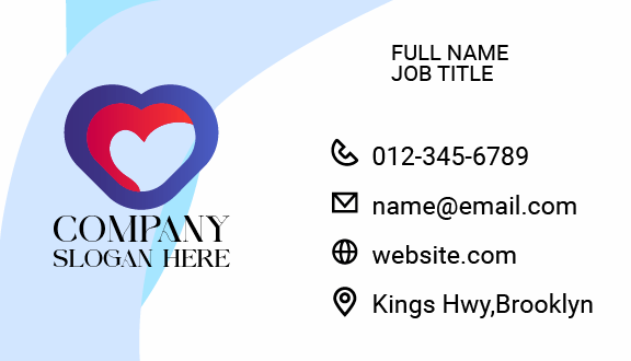 Artistic Heart Business Card