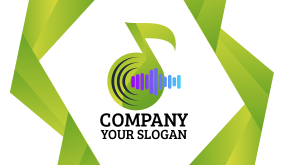 Audio Streaming Entertainment Business Card